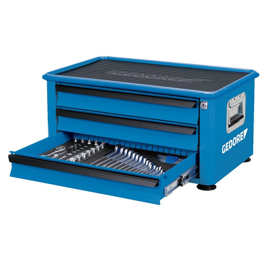Tool chest with 3 drawers