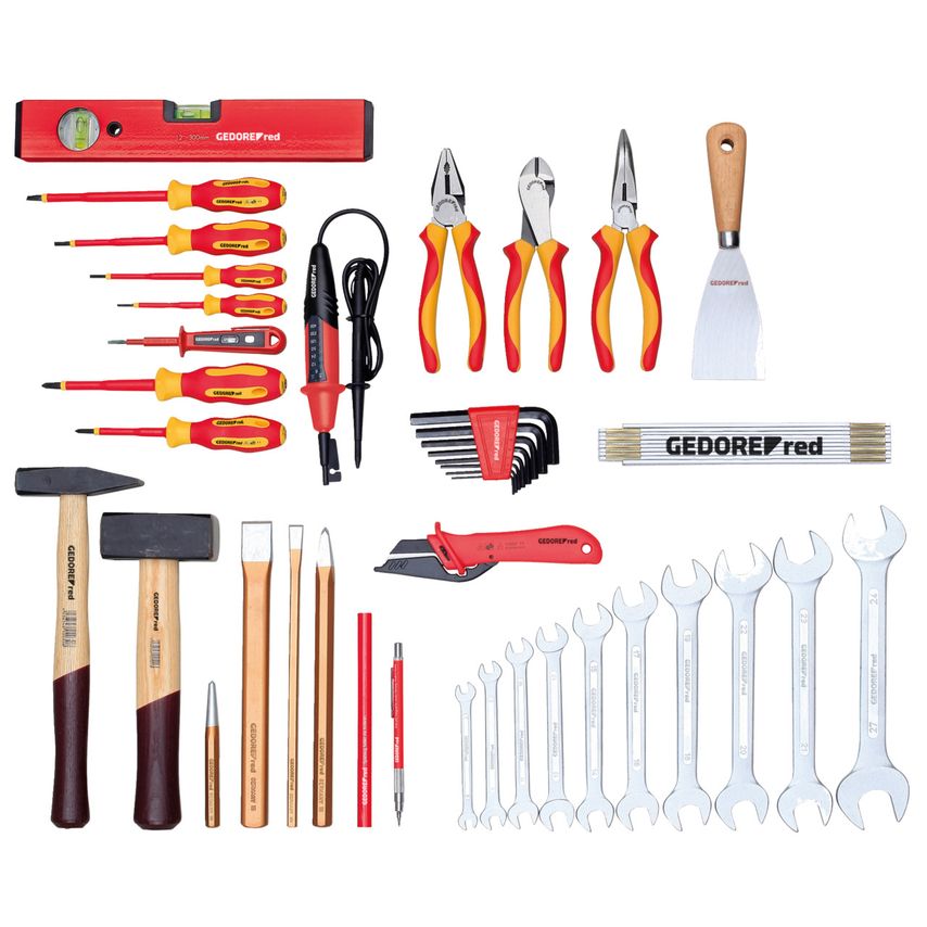 Tool set ELEKTROTECHNIK loose 42pcs