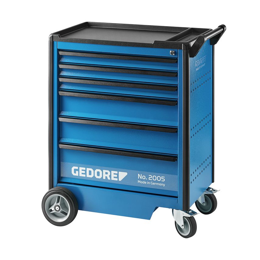 Tool trolley with 6 drawers