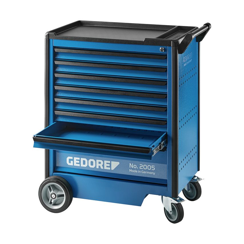 Tool trolley with 8 drawers