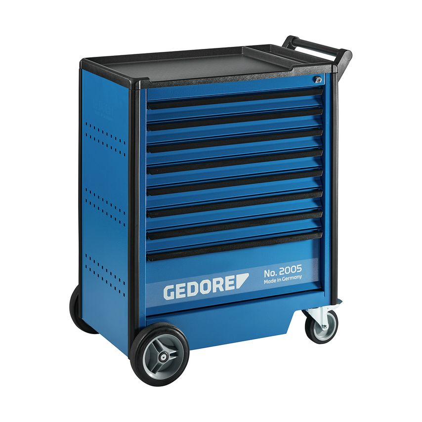 Tool trolley with 8 drawers