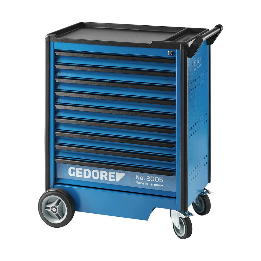 Tool trolley with 9 drawers