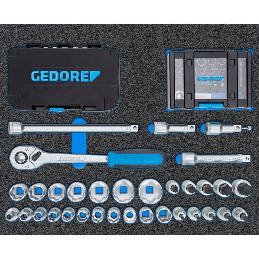 Tool trolley with assortment
