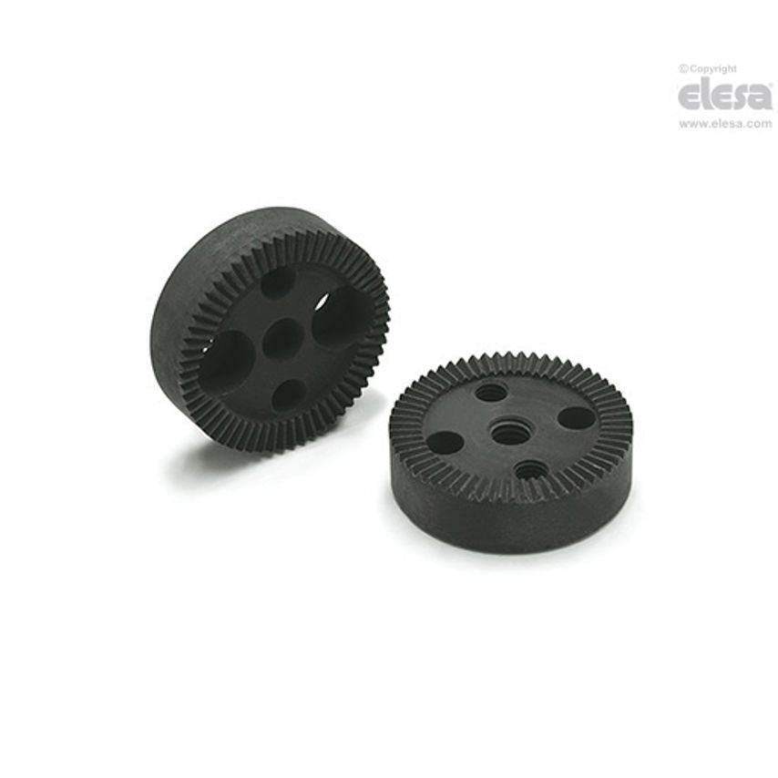 Toothed clamping element-GN 187.4-22-60-D-ST