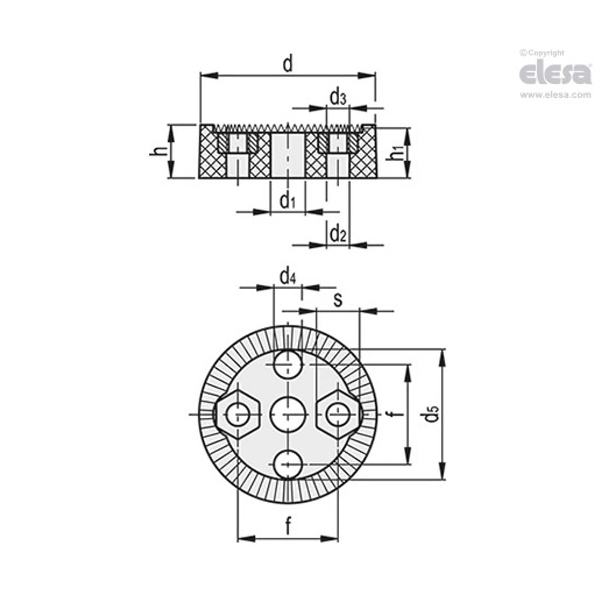 Toothed clamping element-RDB.32-60-B