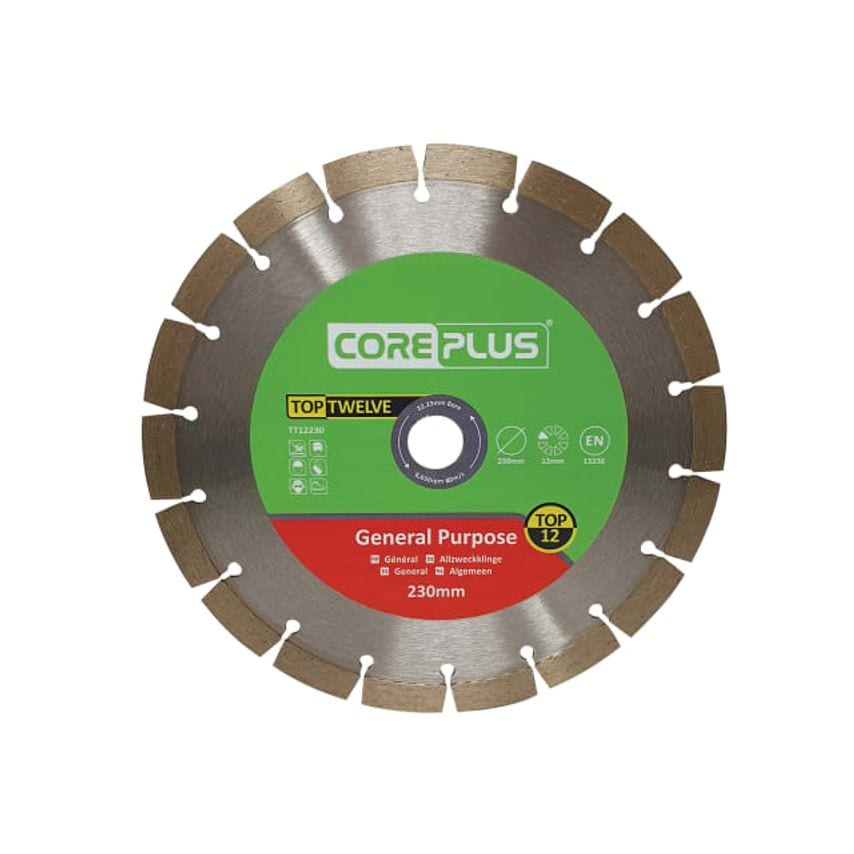 Top Twelve General Purpose Diamond Blade 230mm CORDBTT12230