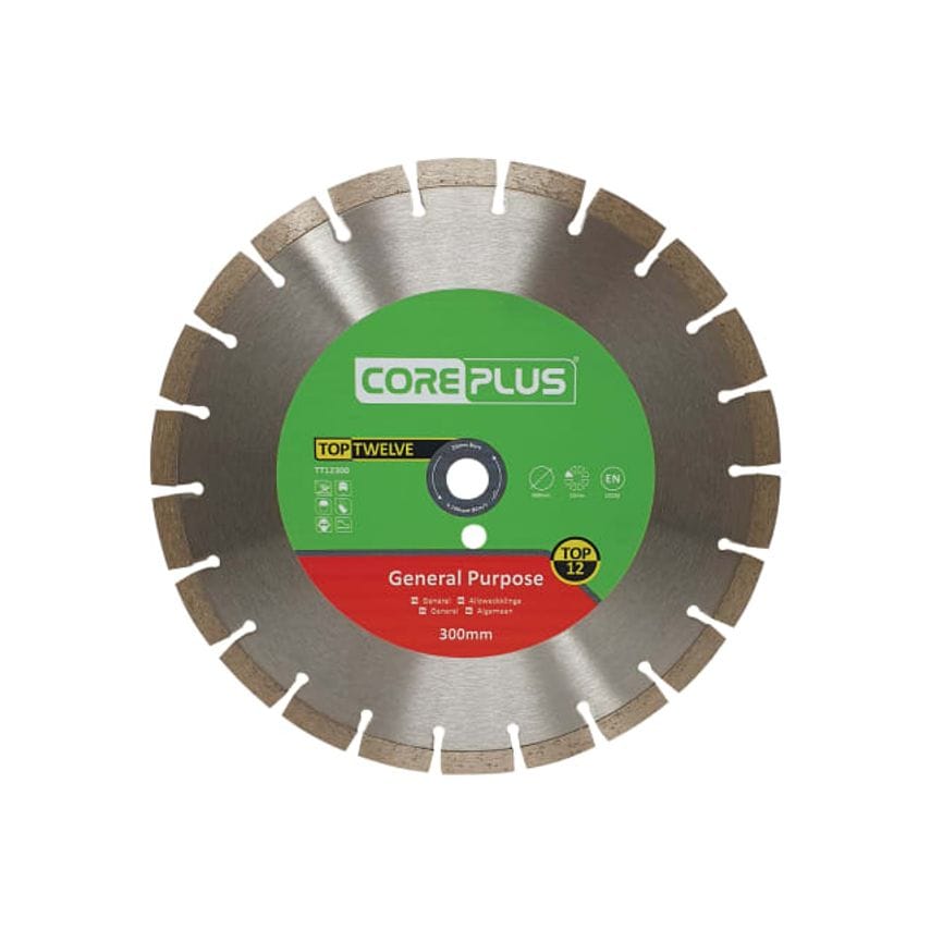 Top Twelve General Purpose Diamond Blade 300mm CORDBTT12300