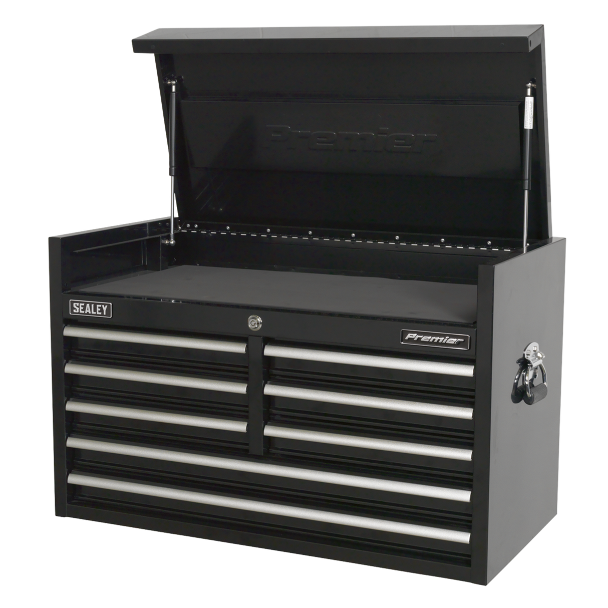 Topchest 8 Drawer 915mm Heavy Duty Black