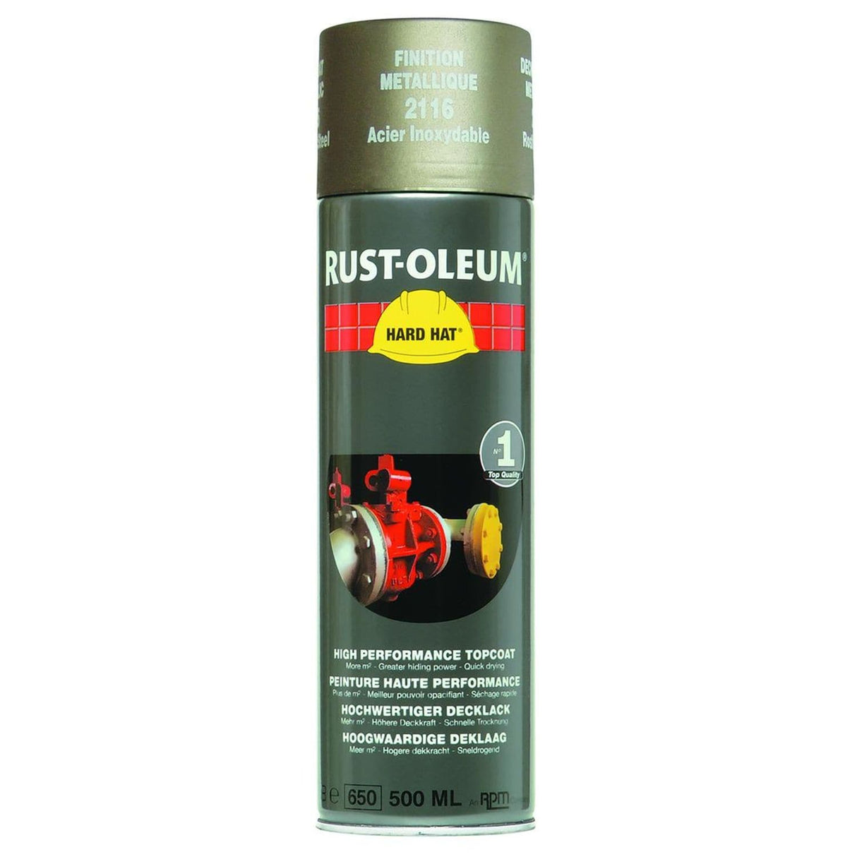 Topcoat 500ML Spray Stainless Steel - RUS-2116