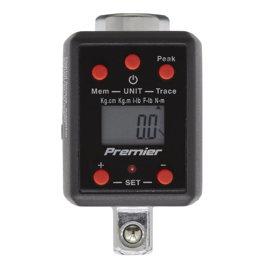 Torque Adapter Digital 1/2" Square Drive 40-200nm (29.5-147.5LB.FT)