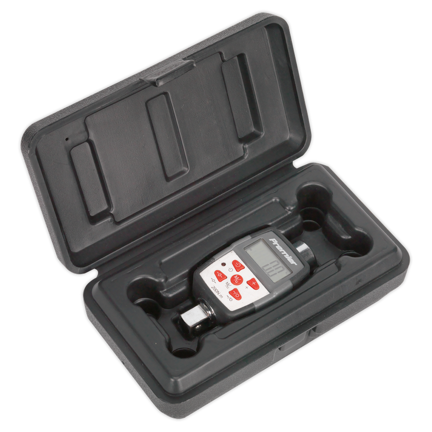 Torque Adapter with Angle Function Digital 1/2" Square Drive 20-200nm (14.7-147.5LB.FT)