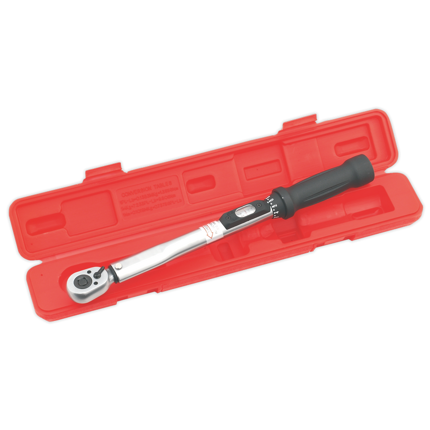Torque Wrench Locking Micrometer Style 3/8" Square Drive 10-110nm (10-80LB.FT) Calibrated