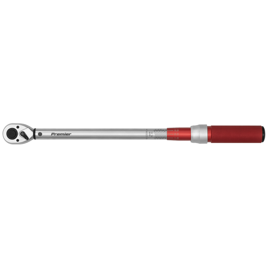 Torque Wrench Micrometer Style 1/2" Sq Drive 40-220nm - Calibrated