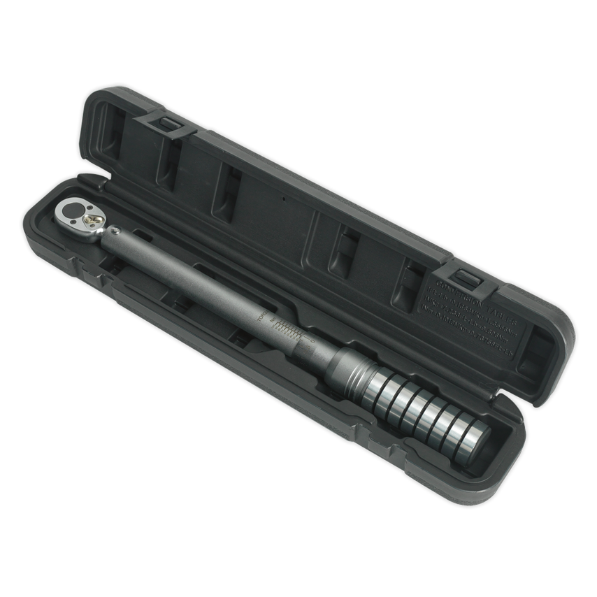 Torque Wrench Micrometer Style 1/2" Square Drive 40-200nm (29.5-148LB.FT) - Calibrated