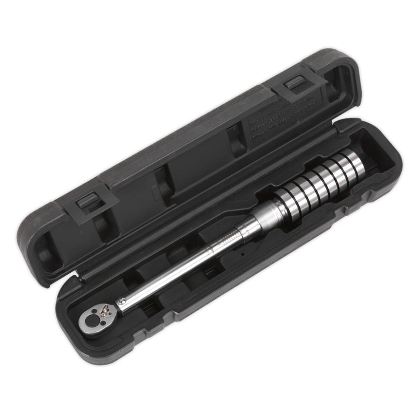 Torque Wrench Micrometer Style 3/8" Square Drive 20-100nm (14.8-73.8LB.FT) - Calibrated