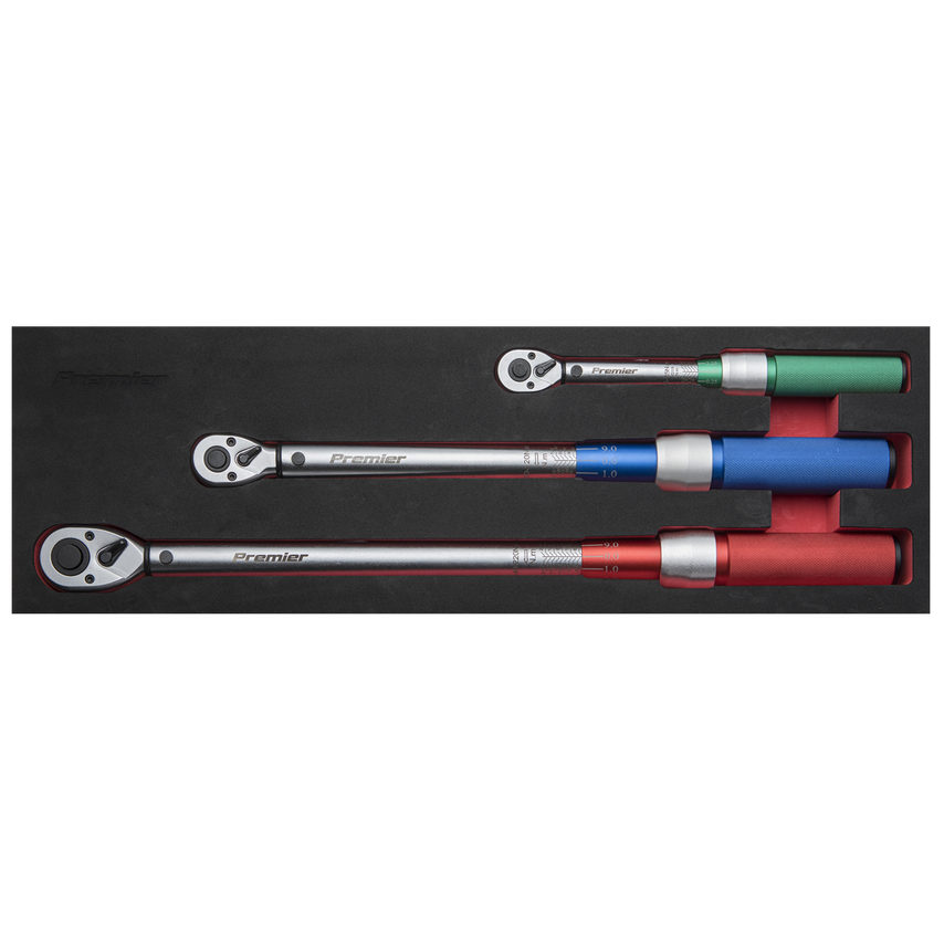 Torque Wrench Micrometer Style 3 Piece Set