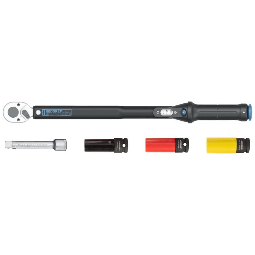 Torque wrench set 1/2" TORCOFLEX UK 5 pcs