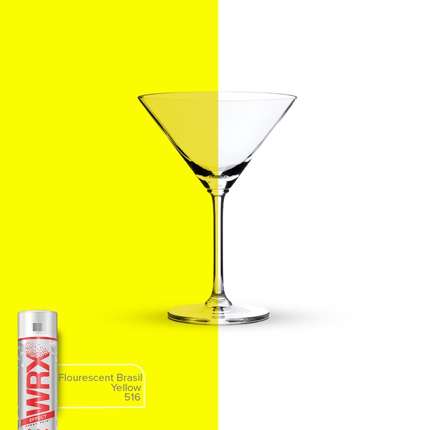 Trade Fluorescent Brasil Yellow Spray Paint- 516