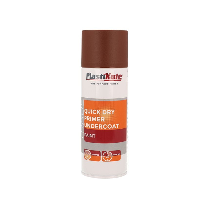 Trade Quick Dry Primer Spray Red Oxide 400ml PKT71002
