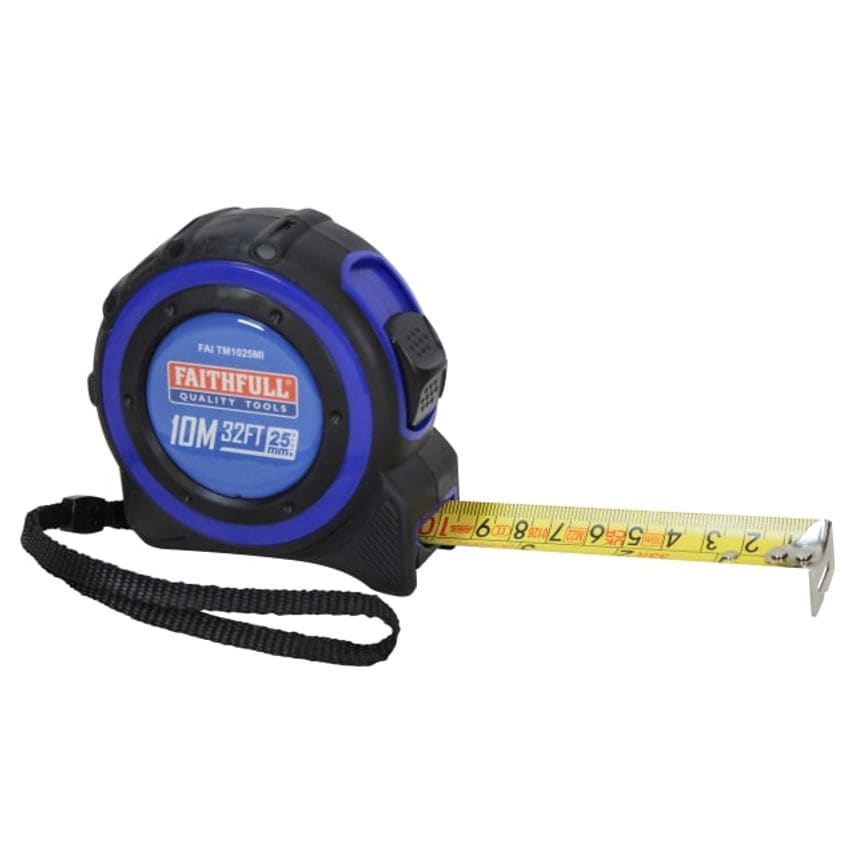 Trade Tape Measure 10m/33ft (Width 25mm)