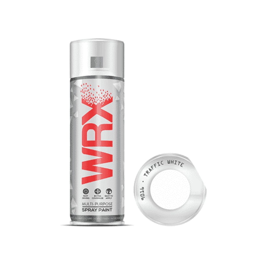 Trade Traffic White Spray Paint - R9016
