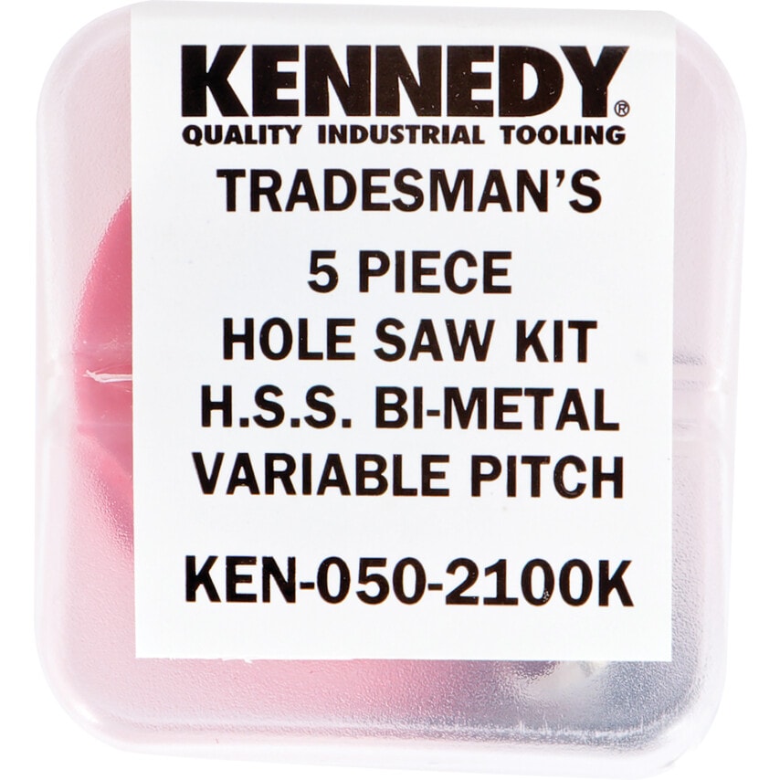 Tradesman Holesaw Kit in Plastic Tube