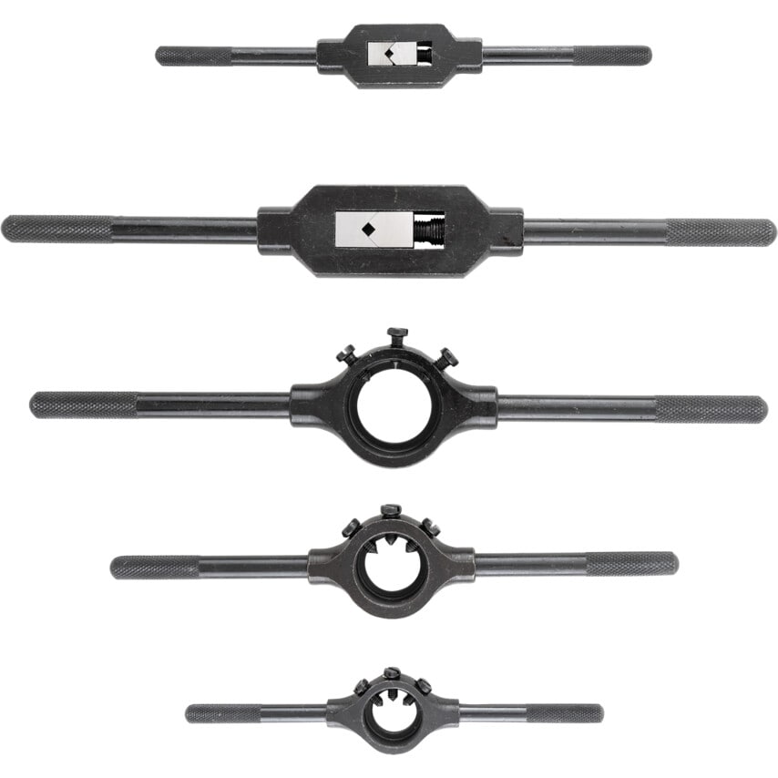 Traditional Tap Wrench & Diestock Set 5-Pce