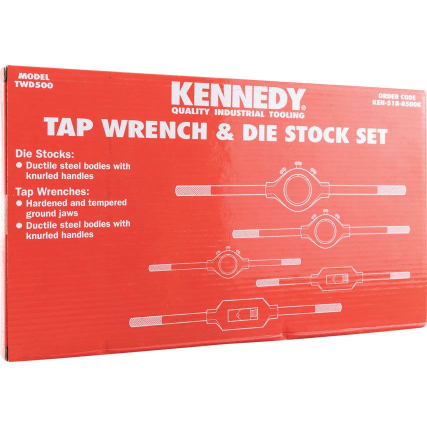 Traditional Tap Wrench & Diestock Set 5-Pce