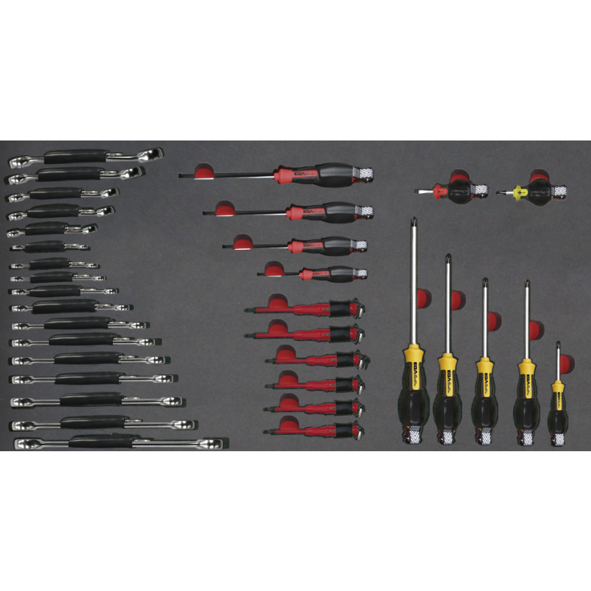 Tray of 34 Pieces Antidrop ACO