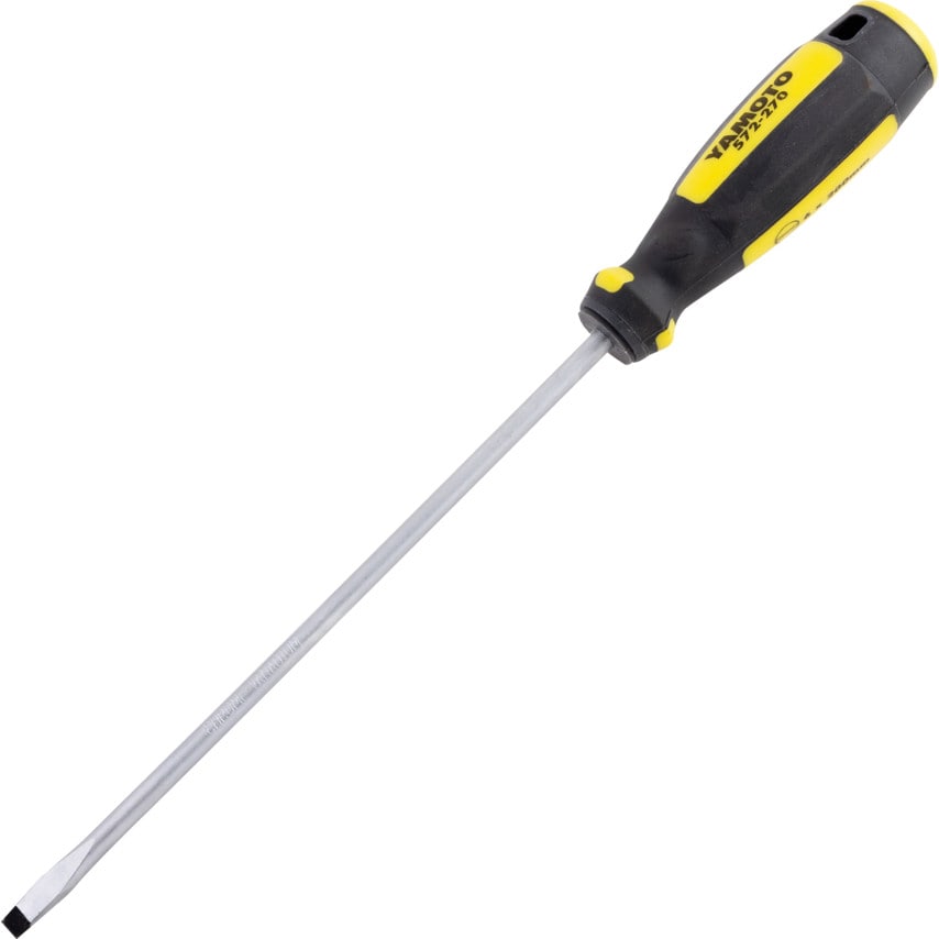 Tri-line Flat Head Screwdriver, 6.0mm Parallel Tip, 200mm Blade