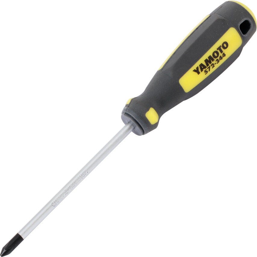 Tri-line Phillips Screwdriver, No.1 Phillips Tip, 100mm Blade