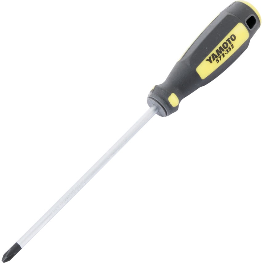 Tri-line Phillips Screwdriver, No.2 Phillips Tip, 150mm Blade