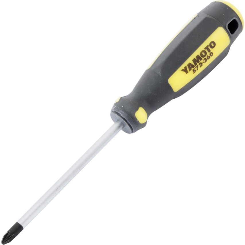 Tri-line Pozi Screwdriver, No.2 Pozi Tip, 100mm Blade