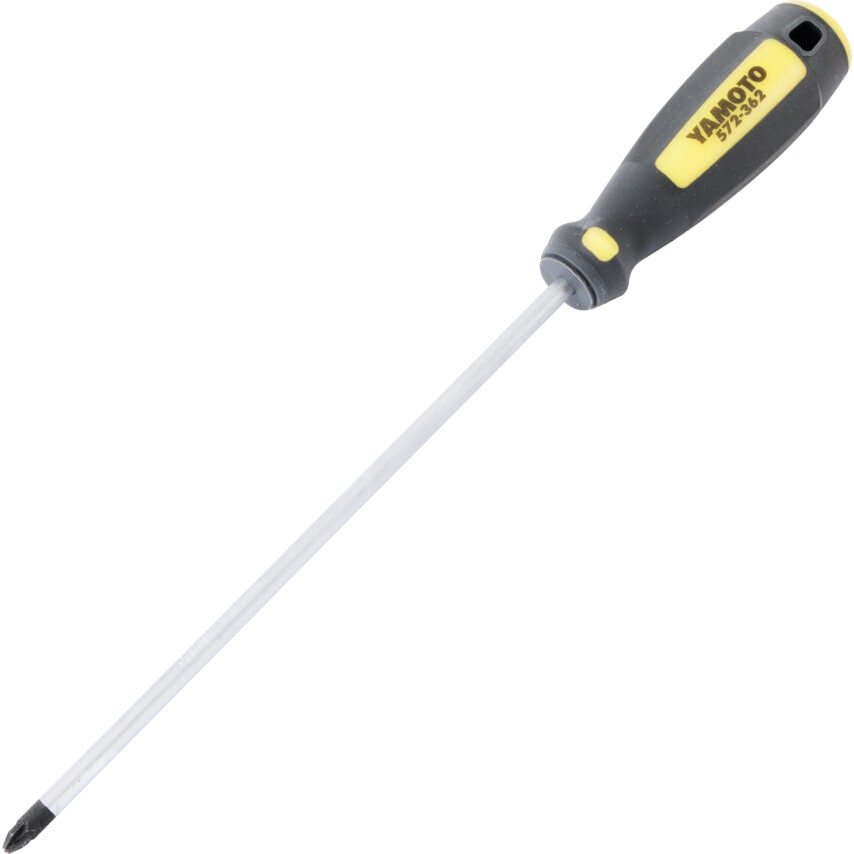 Tri-line Pozi Screwdriver, No.2 Pozi Tip, 200mm Blade