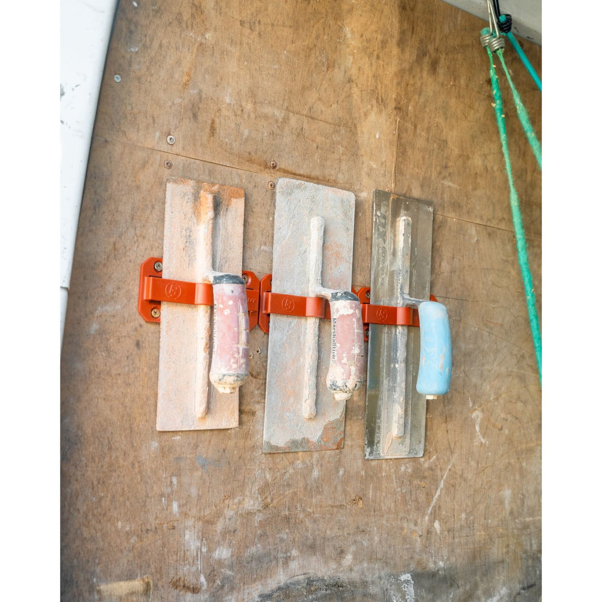 Trowel Holders Pair Red