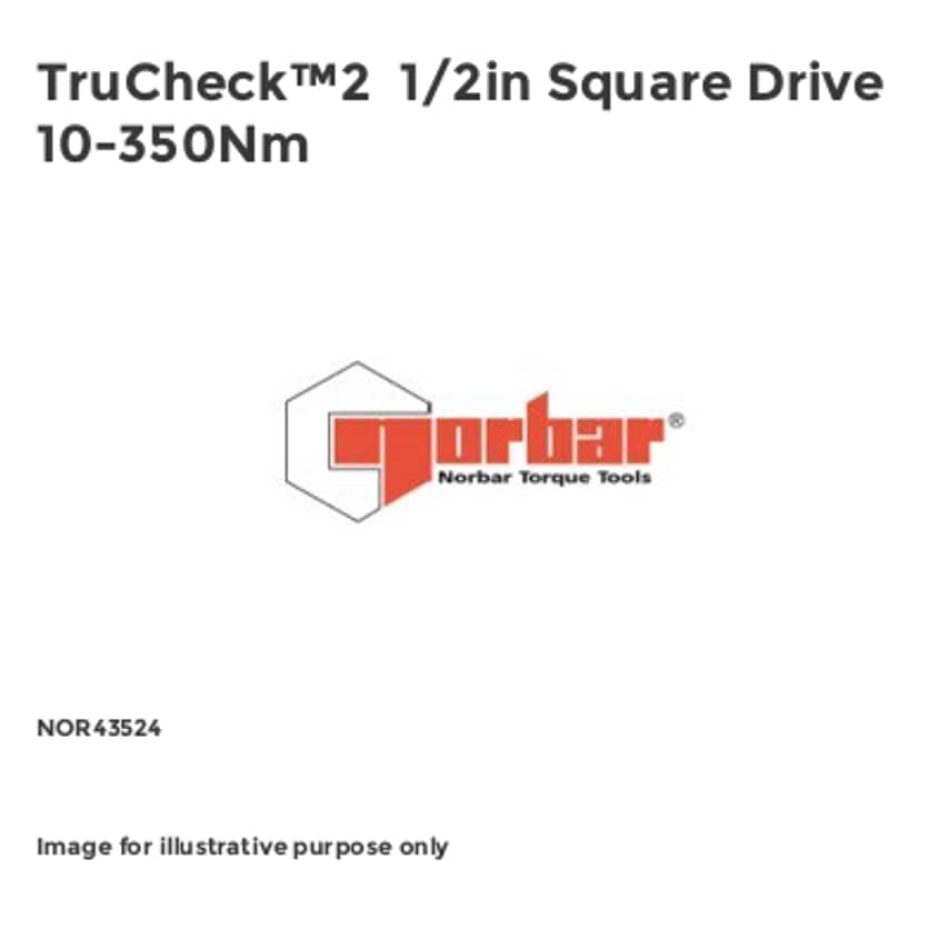TruCheck2  1/2in Square Drive 10-350Nm