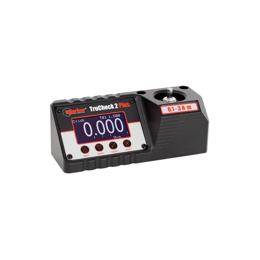 TruCheck 2 Plus 0.1-3.0N M, 1/4" Male Hex & 1/4 Female Square Adapter