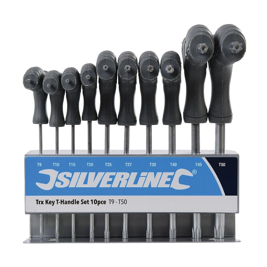 Trx Key T-Handle Set 10 Piece T9 - T50