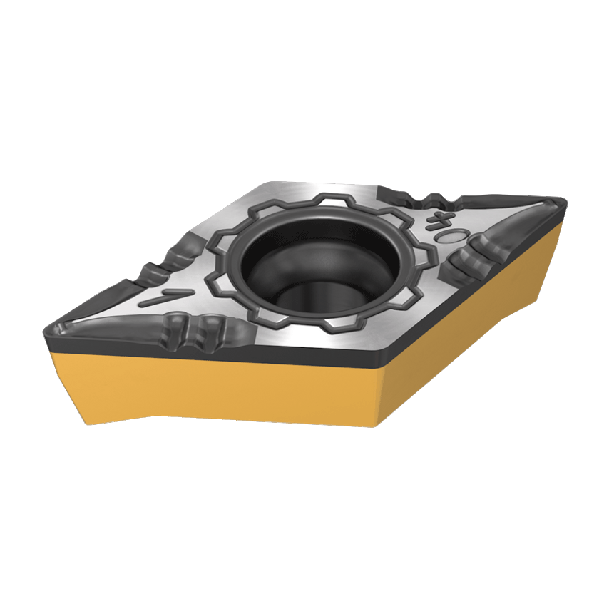 Turning Inserts Premium DCMT 13T508-F3P-SL IC8150 - Pack of 10