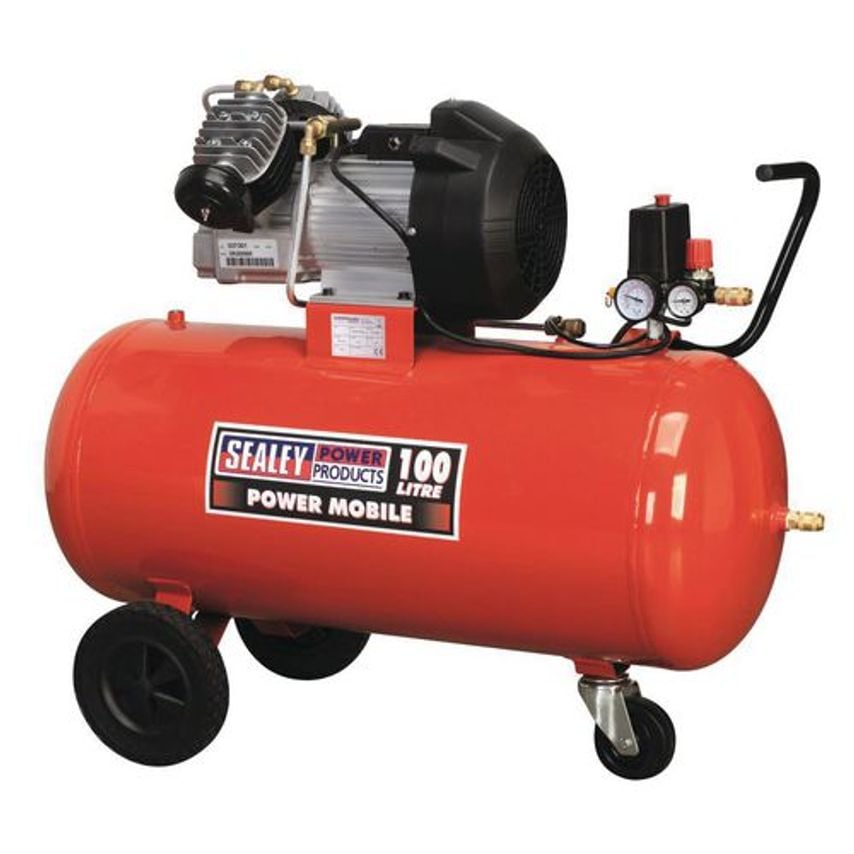 Twin Direct Drive Compressors, Capacity 100 Litres