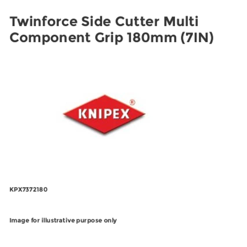 Twinforce Side Cutter Multi Component Grip 180mm (7IN) KPX7372180