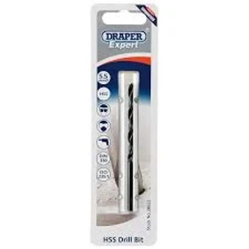 Twist Drill 5.5mm High Speed Steel Packed