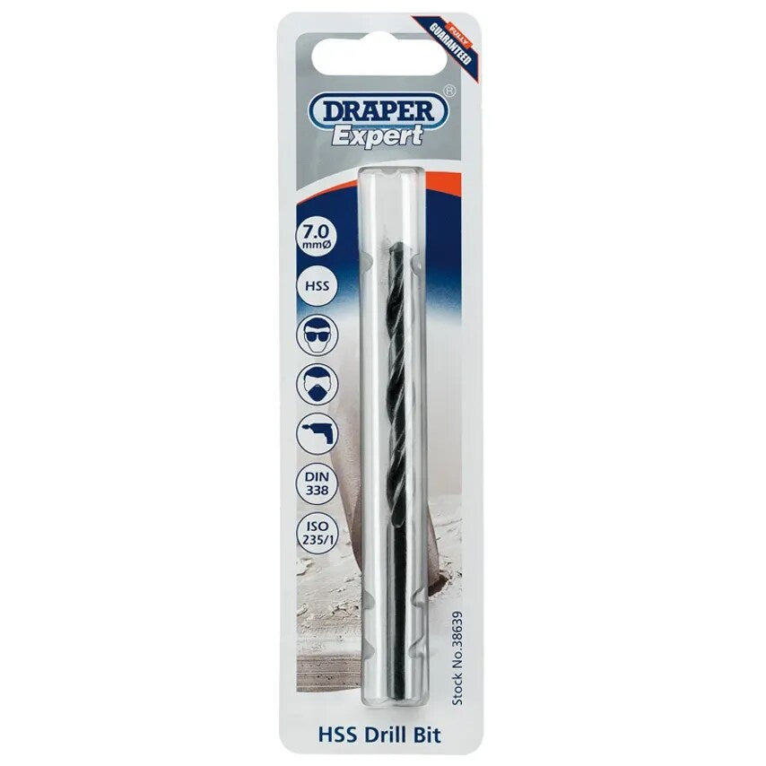 Twist Drill 7.0mm High Speed Steel Packed