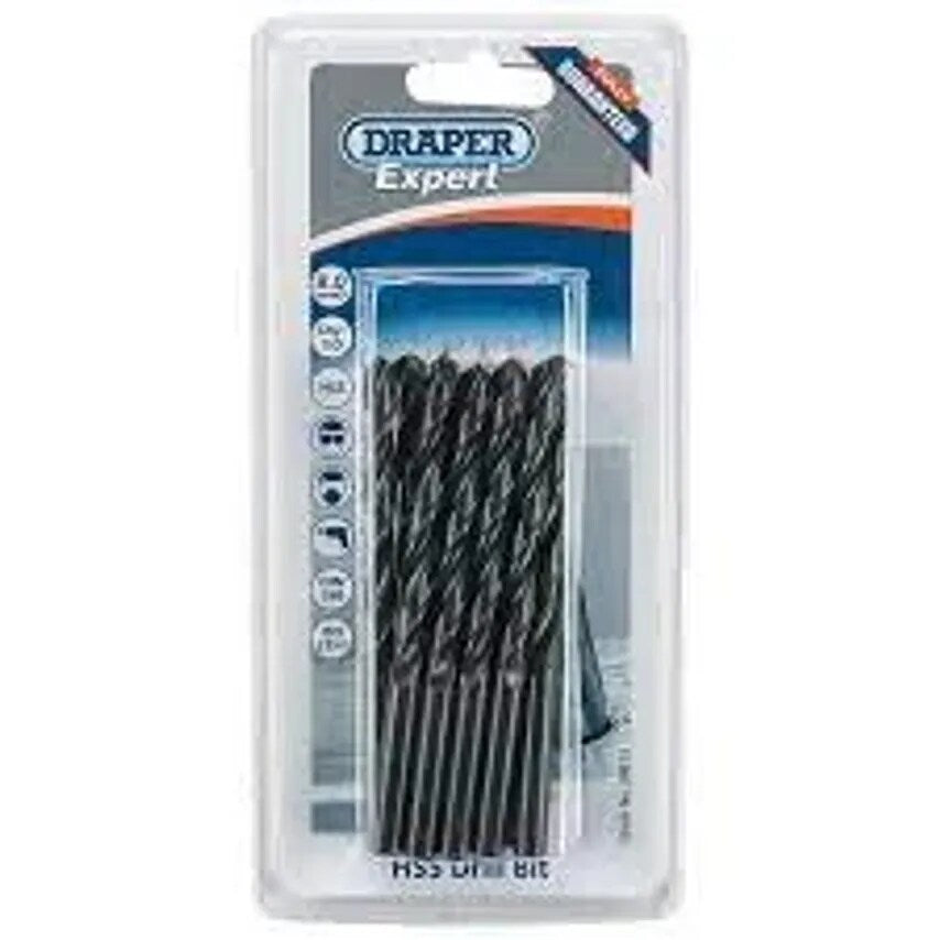 Twist Drill Metric Box of 10 8.0mm High Speed Steel