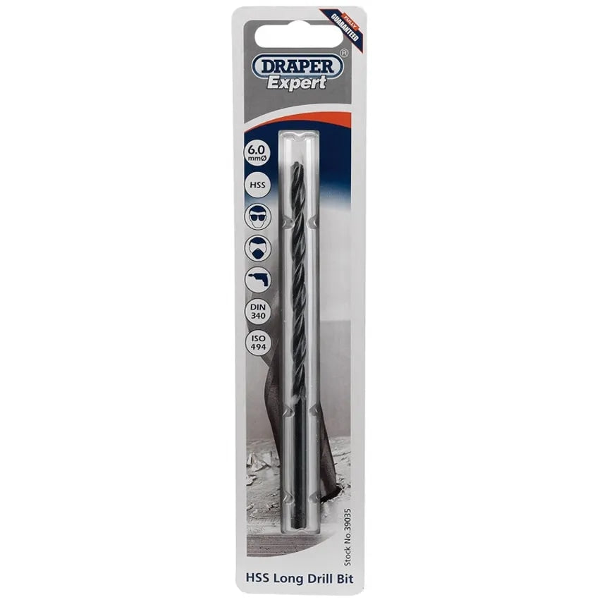 Twist Drill extra Long 3.2 x 100mm High Speed Steel Packed