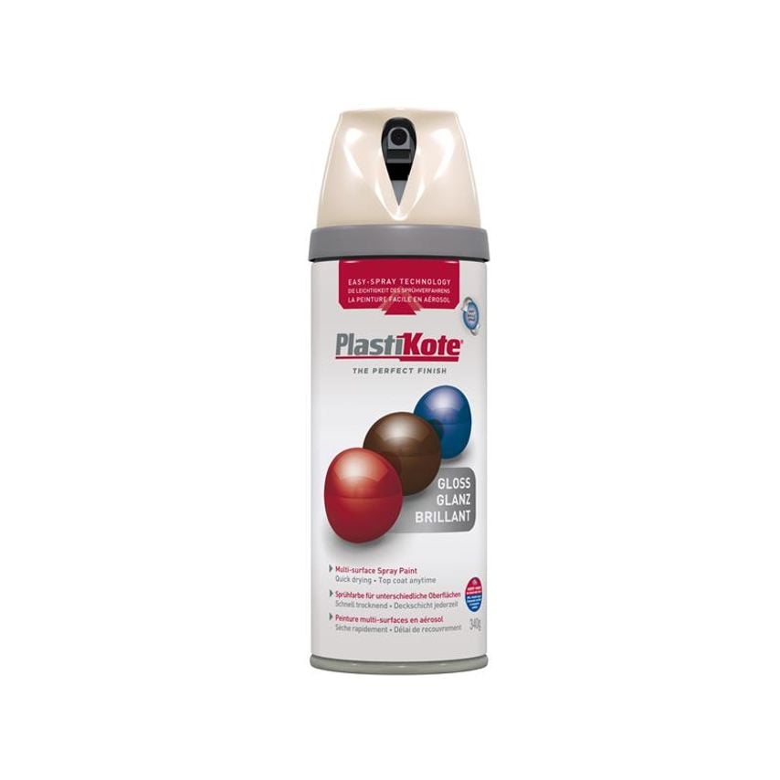 Twist & Spray Gloss Antique White 400ml PKT21103