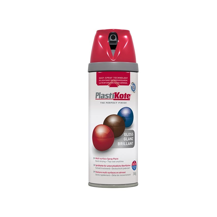 Twist & Spray Gloss Bright Red 400ml PKT21107