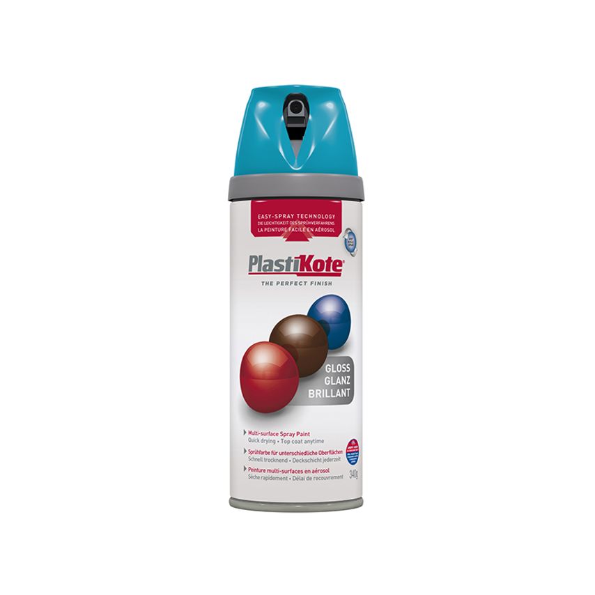 Twist & Spray Gloss Mediterranean Blue 400ml PKT21118