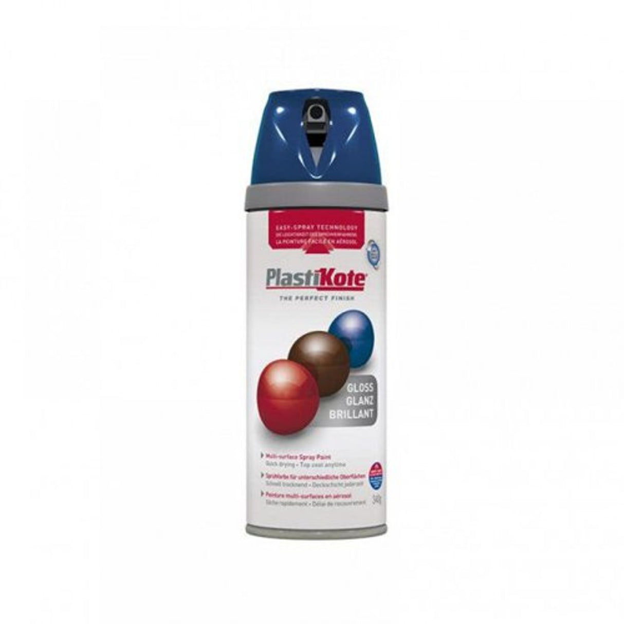 Twist & Spray Paint Premium Gloss Royal Blue 400ml Multi-Surface Use