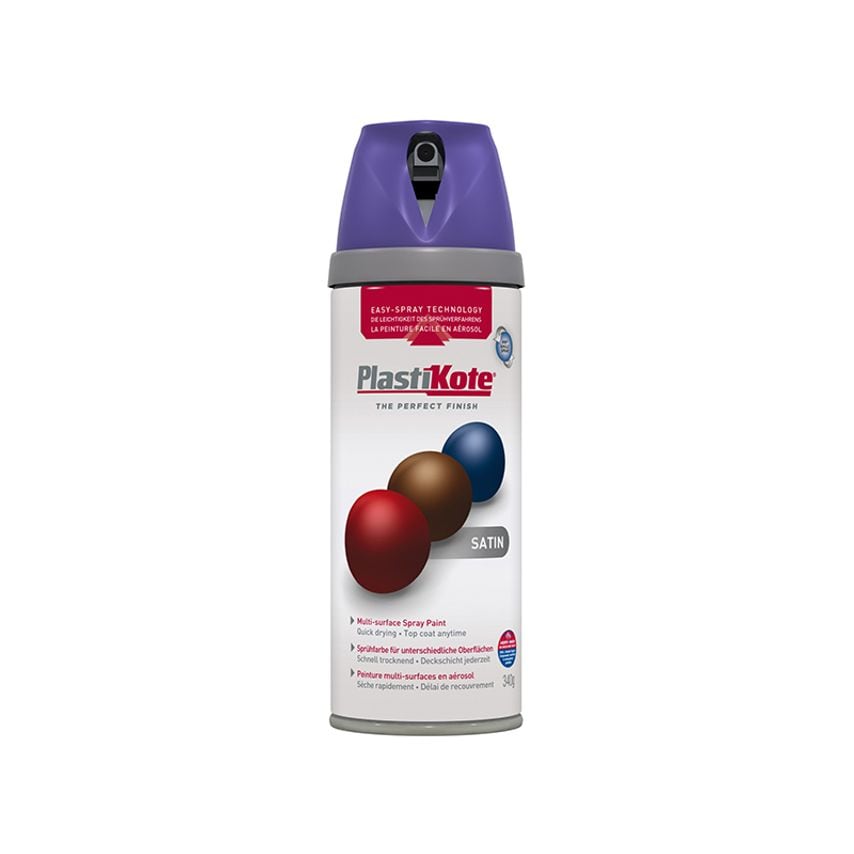 Twist & Spray Satin Sumptuous Purple 400ml PKT22116